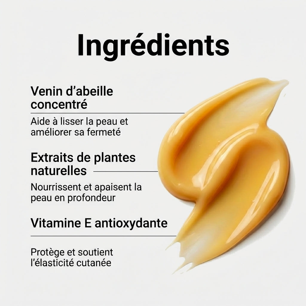 Crème aux venin d'abeille